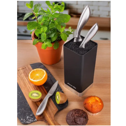 Підставка для ножів 18см чорний мармур/сірий мармур/білий мармур 7623 KAMILLE Житомир - фото 3