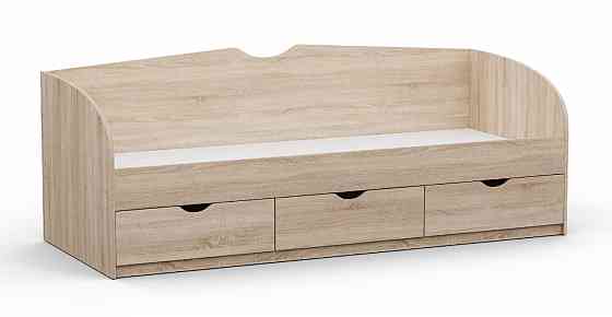 Кровать односпальная L-8, Дуб Сонома, 2030х834х766 Львов