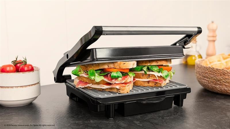 Гриль Cecotec Rock"nGrill 1500 Rapid CCTC-03065 (8435484030656) ( сірий, чорний ) Харків - фото 12