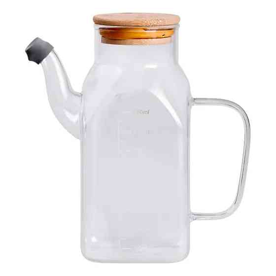 Yiwu Ємність для олії та оцту з бамбуковою кришкою 750 мл HP-34-1 Киев