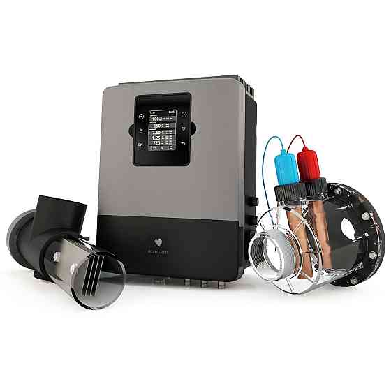 Гідролізер Hayward Aquascenic HD2 (110 м³. іонізація Cu/Ag) з функцією управління басейном Київ