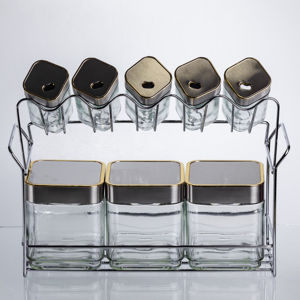 Набір контейнерів для зберігання 8 шт. на підставці Київ - фото 5