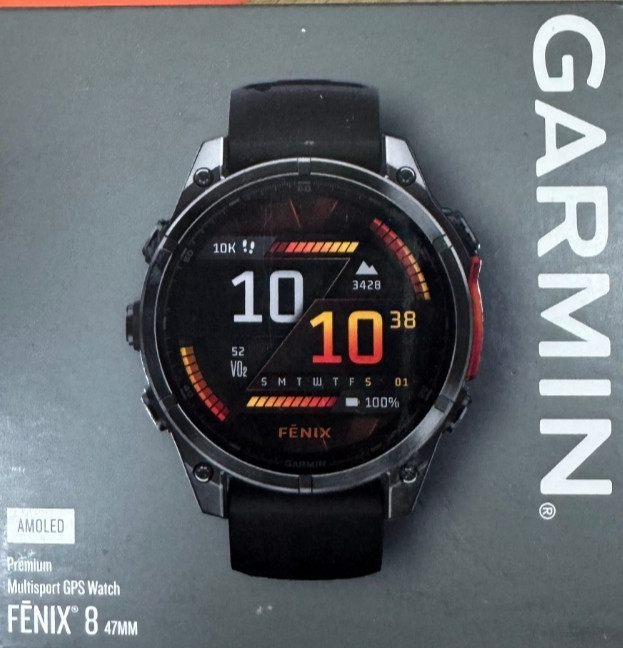 Смарт -Часы Garmin fenix 8 – 47mm AMOLED Slate Gray with Black Band 010-02904-00 Киев - изображение 5