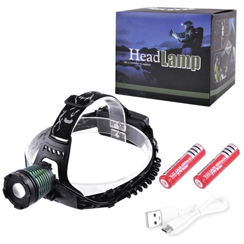 Налобний ліхтарик з регульованим ремінцем POLICE BL-2188B-T6, Налобний ліхтар з ремінцем на голову PJ-70 Львів - фото 11