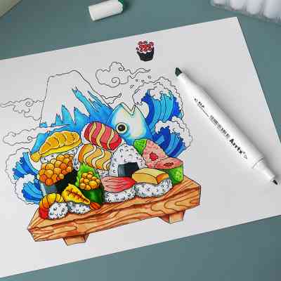 Художественный маркер Arrtx Спиртовые Alp ASM-0290B 90 цветов (LC302475) Винница