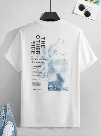 Футболка женская с принтом  42 Белая 2664082095 Днепр