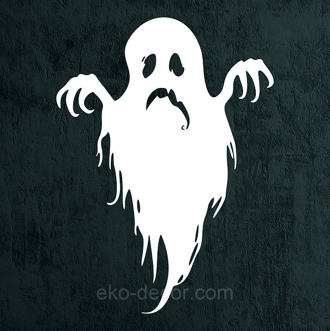 Декоративне настінне Панно «Привид», Декор на стіну 110*80 см, Білий Київ - фото 9
