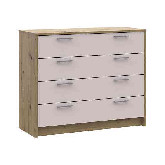 Комод Doros Ронди Дуб Артизан/Кашемир 4 ящика 100х40х82 DRS-011782 (41516187) Днепр