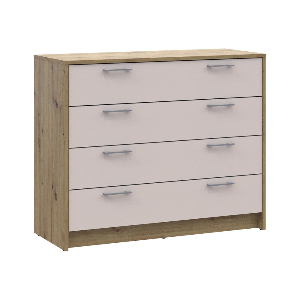 Комод Doros Ронди Дуб Артизан/Кашемир 4 ящика 100х40х82 DRS-011782 (41516187) Днепр - изображение 4