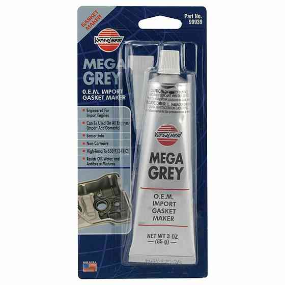 Силіконовий герметик Versachem Mega Silicone сірий, 85г Київ
