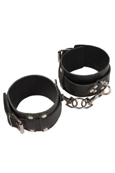 Окові Leather Dominant Leg Cuffs, Black шкіра Sex Aura Київ - фото 1