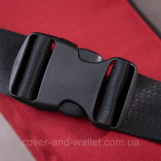 Якісна чоловіча бананка з нейлону червоного кольору Vintage Київ