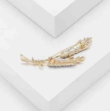 Брошка патріотична "Два колоски " в подарунковій коробці Сміла