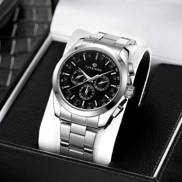 Чоловічий наручний годинник Forsining Walker Steel Вінниця - фото 8