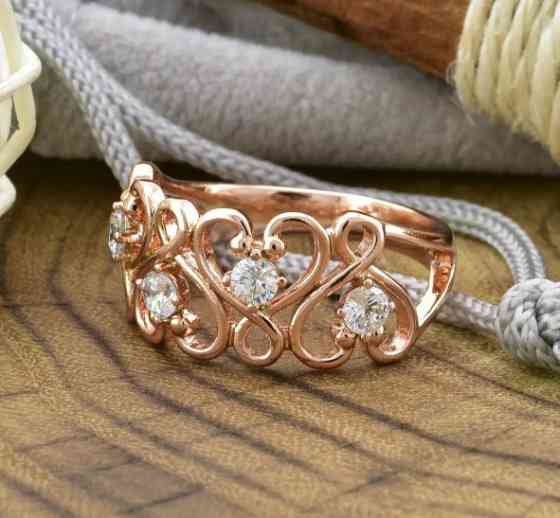 Кольцо Xuping 14638, 21 размер (ширина 10мм), позолота РО Киев