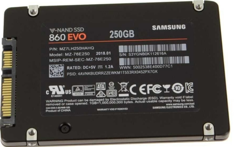 SSD-диск Samsung 860 EVO 2.5 250 GB (станній диск 94%) Харків - фото 3