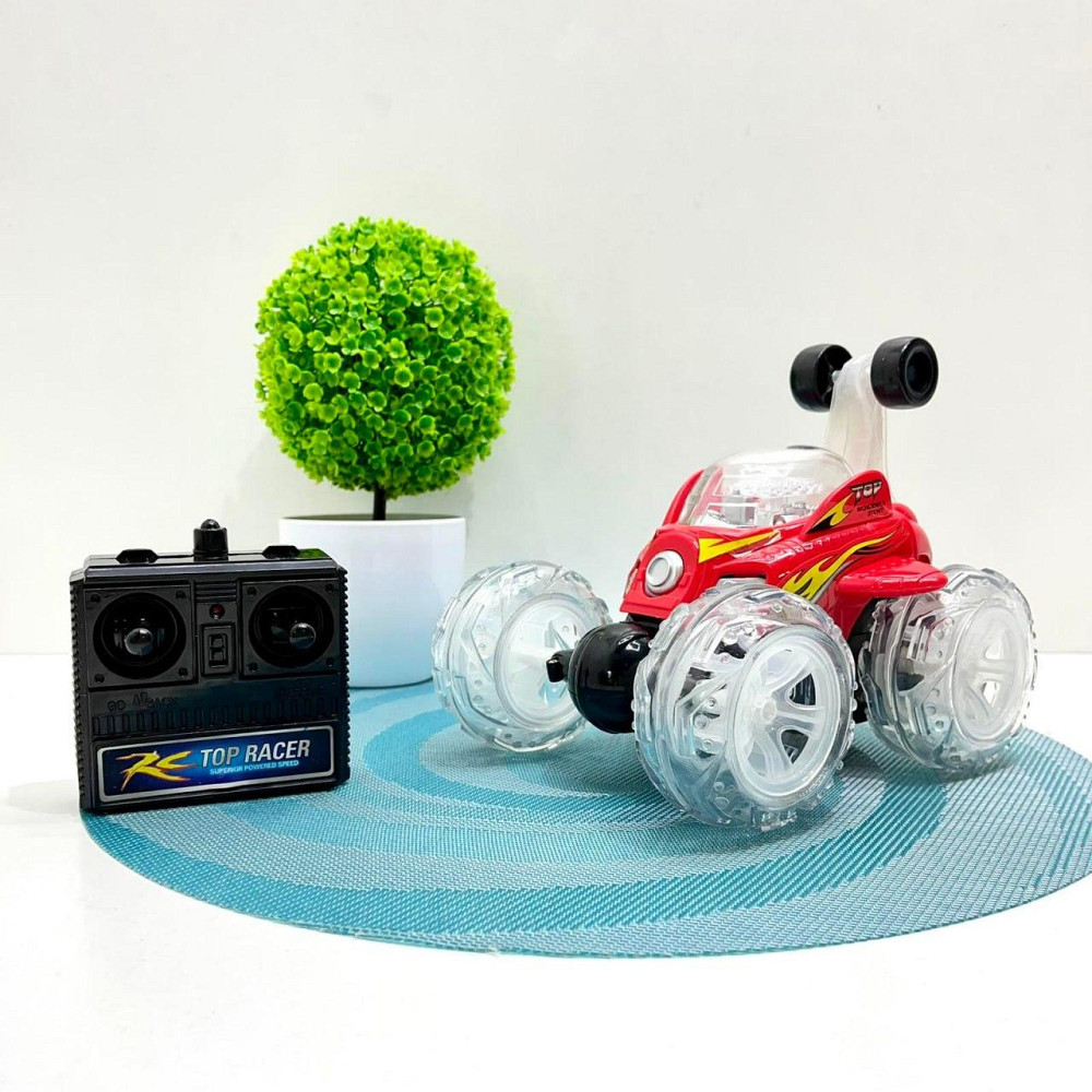 Машина Перевертень радіокерована трюкова зі колесами, що світяться 19см Червона (9996 M) Чернігів - фото 2