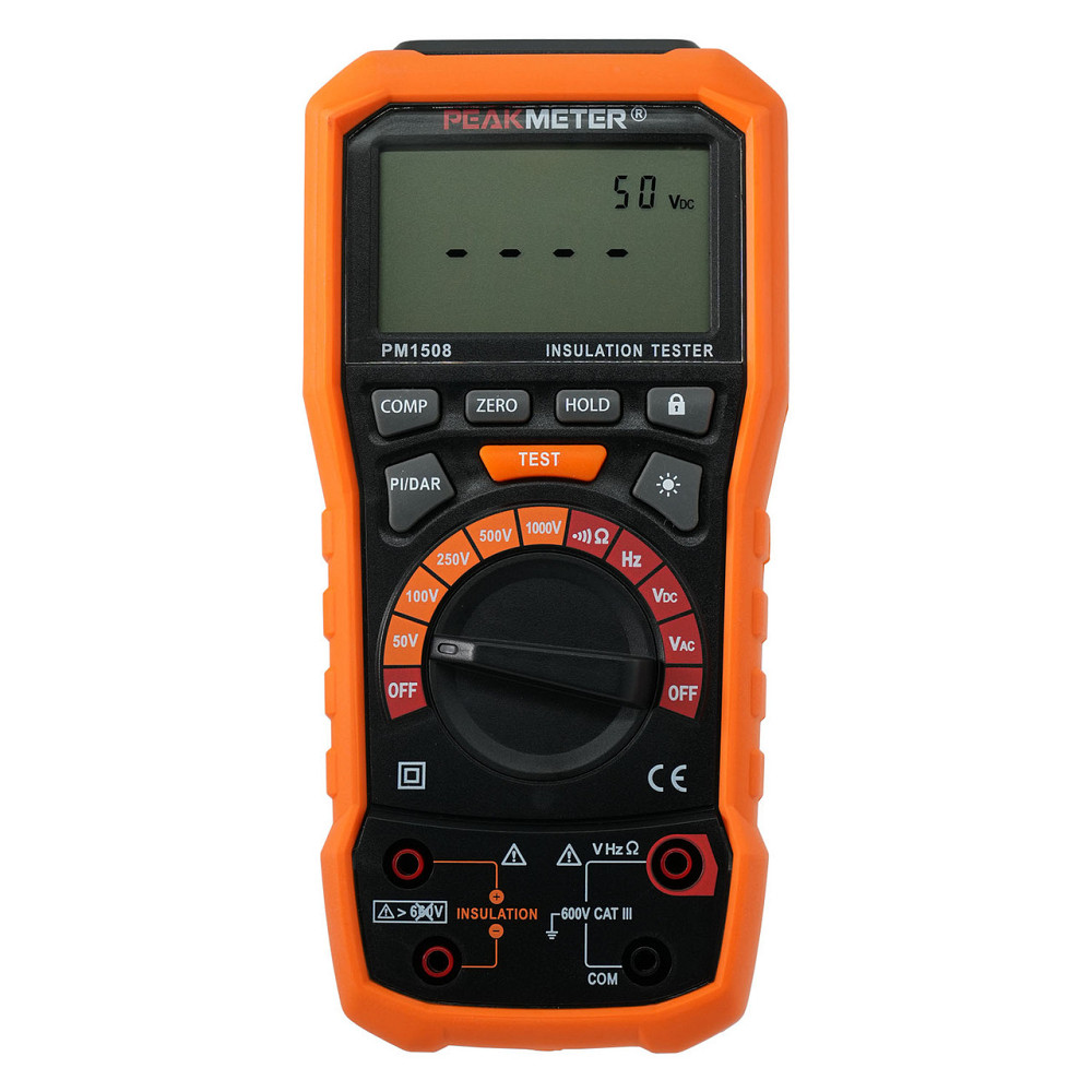 Мегаометр (0-100 ГΩ) (тестер опору ізоляції) PROTESTER PM1508 Чернігів - фото 1