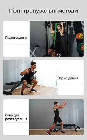 U-POWEX UP_1065 Power Band Level 5 (23–57 кг), оливкова еспандер-петля для фітнесу та кросфіту​ Київ