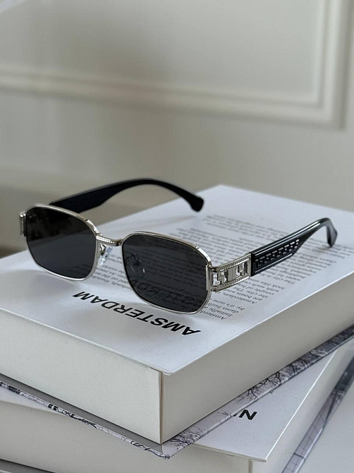 Модные очки унисекс на среднее лицо с металлической оправой MasterSem Киев - изображение 4