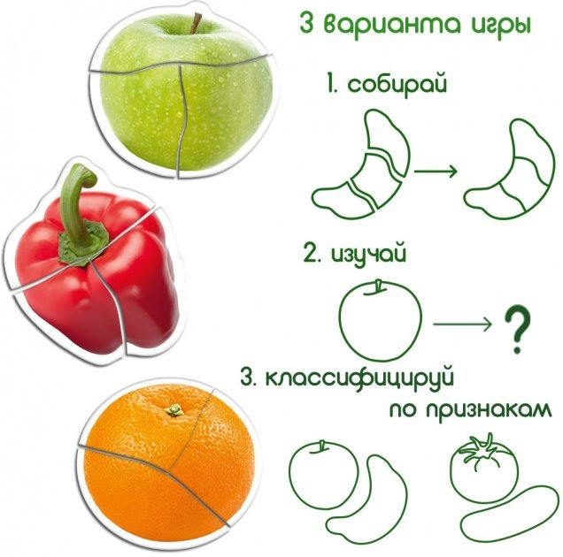 Набор магнитов Magdum Baby puzzle 