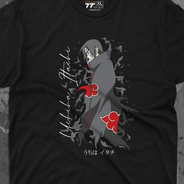 Футболка для підлітка хлопчика з принтом Наруто Ітачі Учіха Розмір 160 Anime10285 Дніпро - фото 4