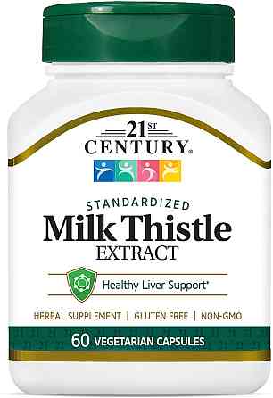 Standardized Milk Thistle Extract, 60 Vegetarian Capsules Луцк