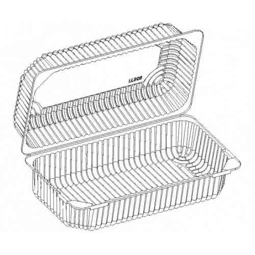 Вау! Блістер 130*230*86 мм посилений Контейнер Харчової Одноразовий Корекс Павлоград