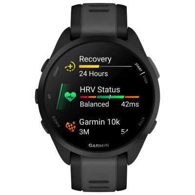 Смарт-часы Garmin Forerunner 165 Music, Black/Slate Grey, GPS (010-02863-30) Винница - изображение 3