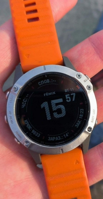Топовий! GARMIN FENIX 6 SAPPHIRE TITANIUM 47мм. Киев - изображение 6