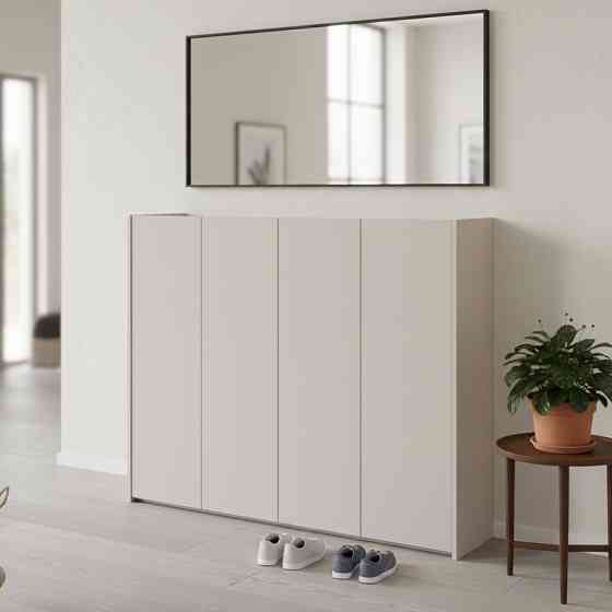 Тумба для обуви Doros Кассель Кашемир 4 ДСП 128х40х110 (41516213) Днепр