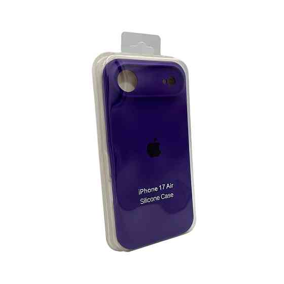 Чохол для смартфона Silicone Full Case AA Camera Protect for Apple iPhone 17 Air 22,Dark Purple Київ