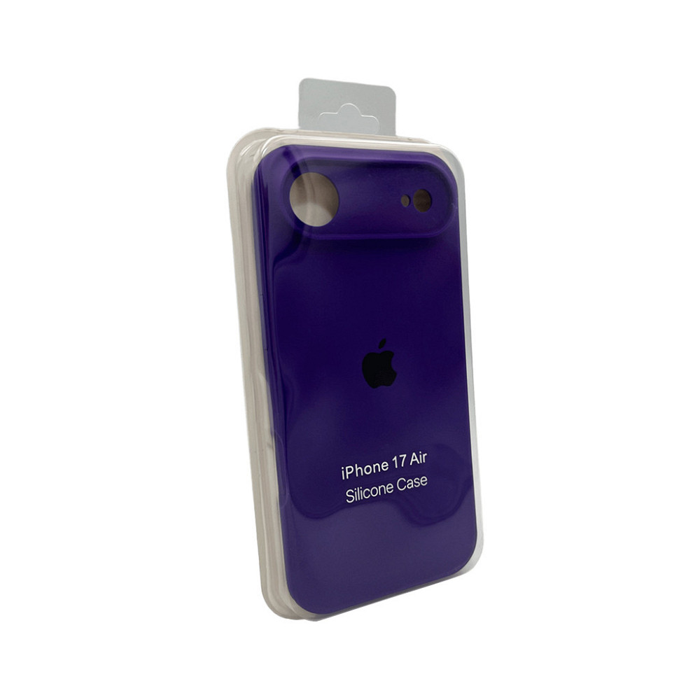 Чохол для смартфона Silicone Full Case AA Camera Protect for Apple iPhone 17 Air 22,Dark Purple Київ - фото 2