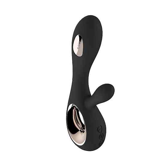 Вибратор-кролик LELO Soraya Wave Black, манящие движения ствола Sex Aura Киев