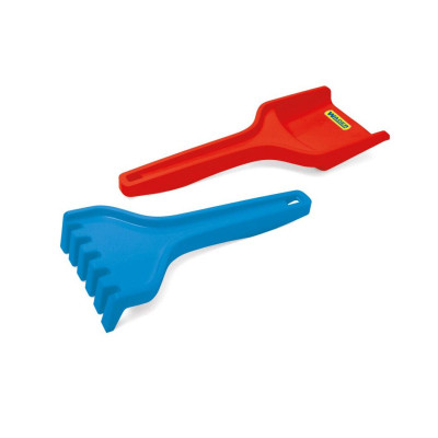 Іграшка для піску Wader Лопатка з граблями велика червоний (71120) Вінниця - фото 1