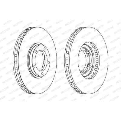 Тормозной диск FERODO DDF1658 Винница
