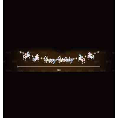 Гирлянда Maxi LED Happy Birthday, 1,6 м (MX21010009) Винница