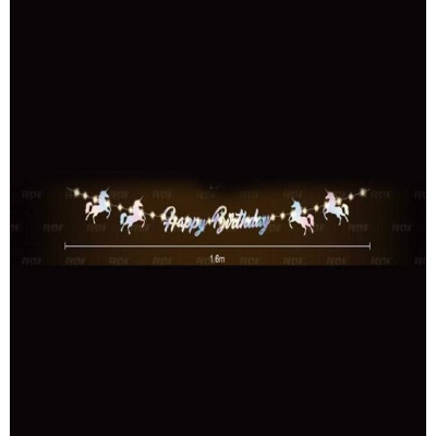 Гірлянда Maxi LED Happy Birthday, 1,6 м (MX21010009) Вінниця - фото 3