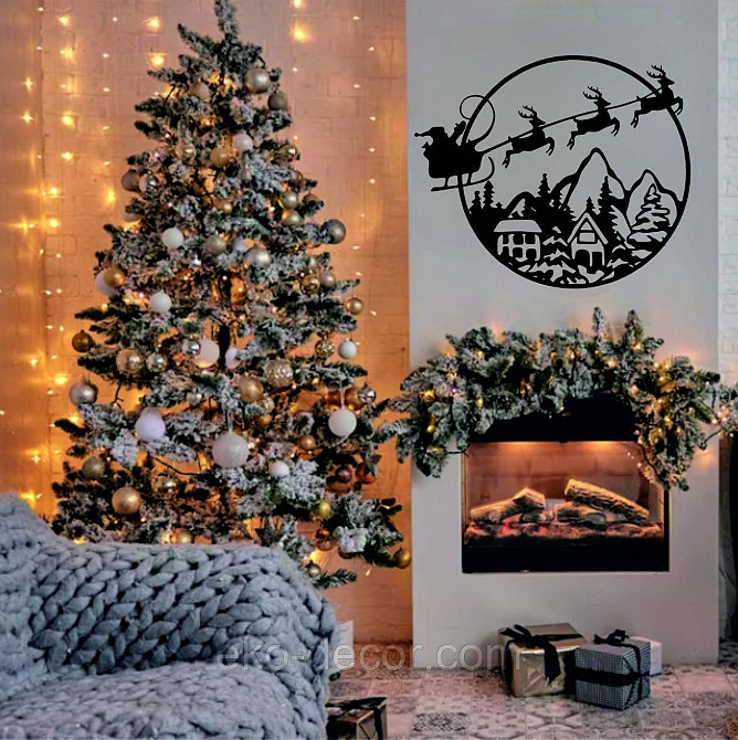 Декоративне настінне Панно «Новий рік», Декор на стену Київ - фото 5