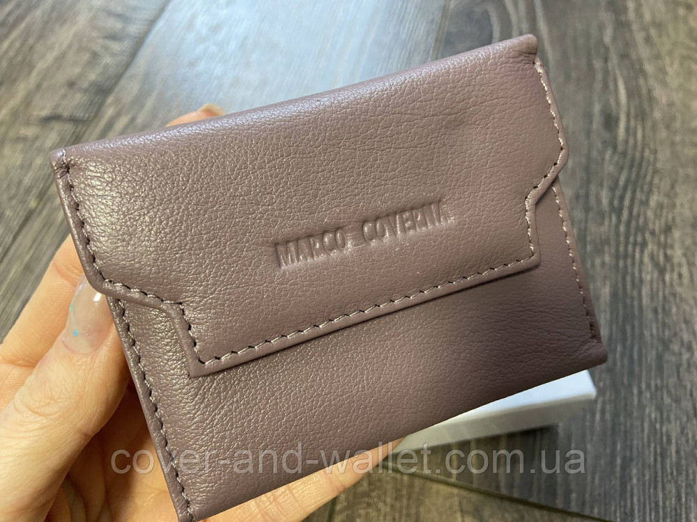 Модний компактний жіночий гаманець на магнітах пудрового кольору Marco Coverna MC 2201 Київ - фото 8