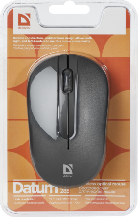 Миша Defender Datum MM-285 Wireless Black (52285) (6424113) Київ
