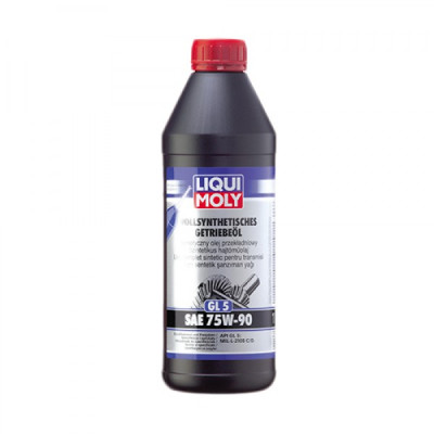 Трансмиссионное масло Liqui Moly Vollsynthetisches Hypoid Getriebeoil SAE 75W-90 GL5  1л. (1950) Винница - изображение 1