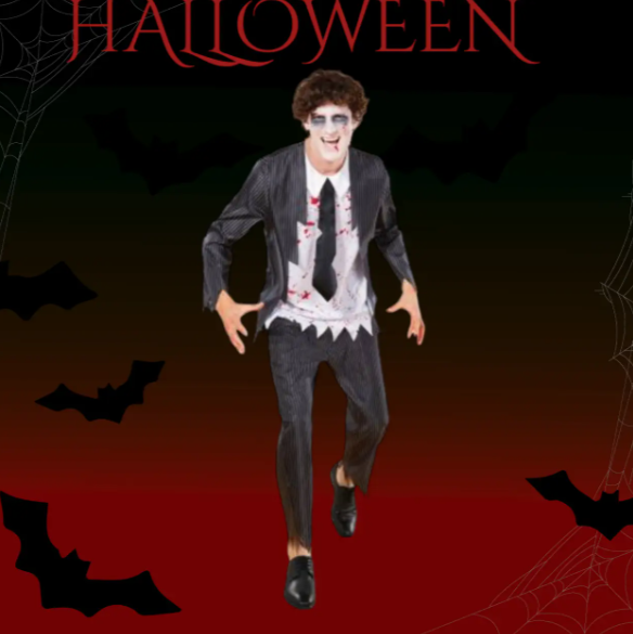 Костюм на Хелловін чоловічий Ганстер L різнобарвний Київ - фото 1