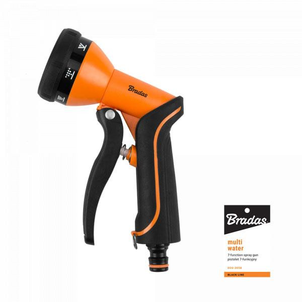 Пістолет для поливу 7 режимів, MULTI WATER, BLACK LINE, ECO-2058 Київ - фото 2