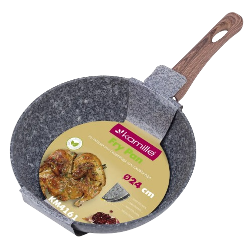 Сковорідка d24см алюміній а/п Grey marble 4161 KAMILLE Житомир