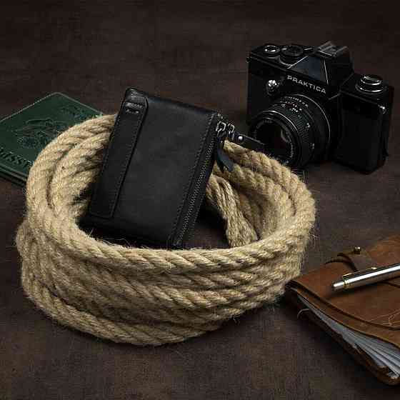 Кошелек унисекс Vintage 14941 Черный Киев