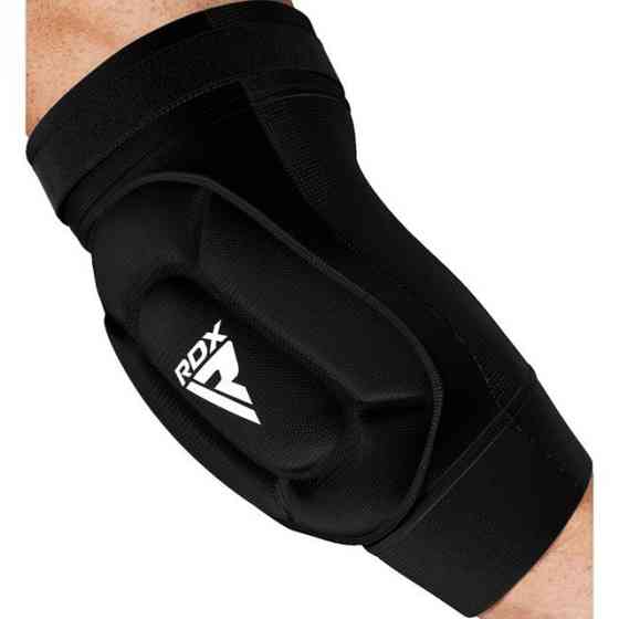 Налокотники спортивні RDX Hosiery Elbow Foam Black/White L Кам'янське