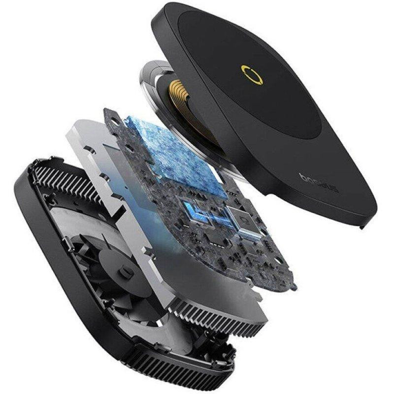 Бездротовий зарядний пристрій з кулером для мобільного Baseus MagPro II Series Ultra-Thin Magnetic Phone Cooler (with Wireless Київ - фото 7