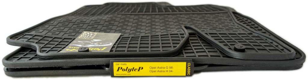 Килимки салону гумові Opel Astra G 98-/Opel Astra H 04-,к-т (4шт.) Київ - фото 1