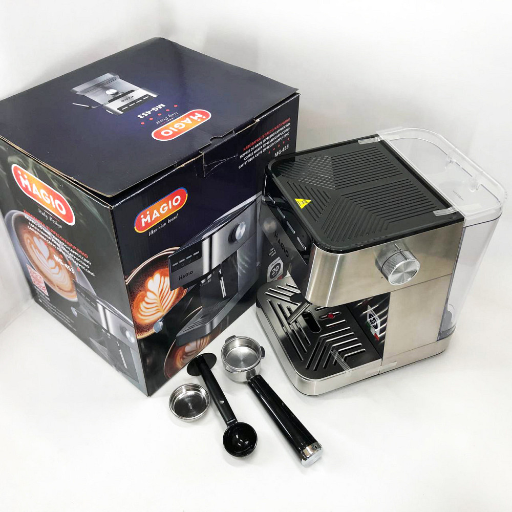 Кавомашина еспресо для кафе MAGIO MG-453 960 Вт, Профессиональная эспрессо, Якісна кавоварка для дому AP-10 Львів - фото 11